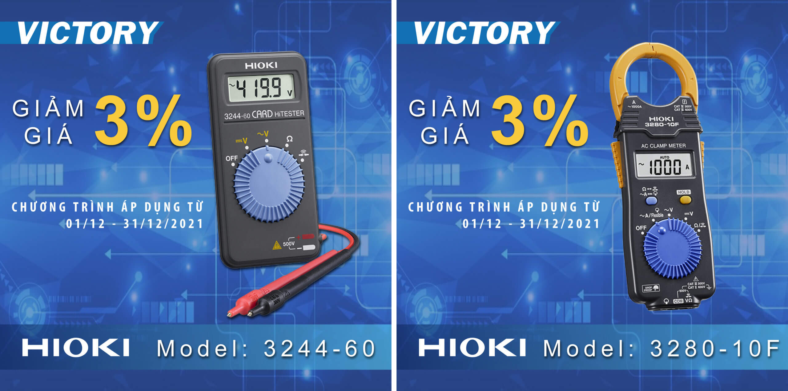 Hioki thang 12 scaled - Tháng 12 ngập tràn ưu đãi khi mua thiết bị HIOKI