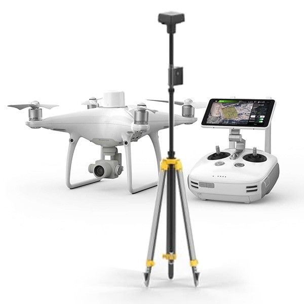 DJI PHANTOM 4 RTK D RTK 2 MOBILE STATION COMBO 1 - Phương pháp đo đạc bản đồ bằng UAV PPK vs RTK, ưu và nhược điểm
