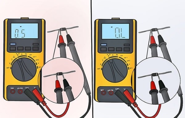 kiem tra diode 2 - Hướng dẫn sử dụng đồng hồ vạn năng điện tử chi tiết