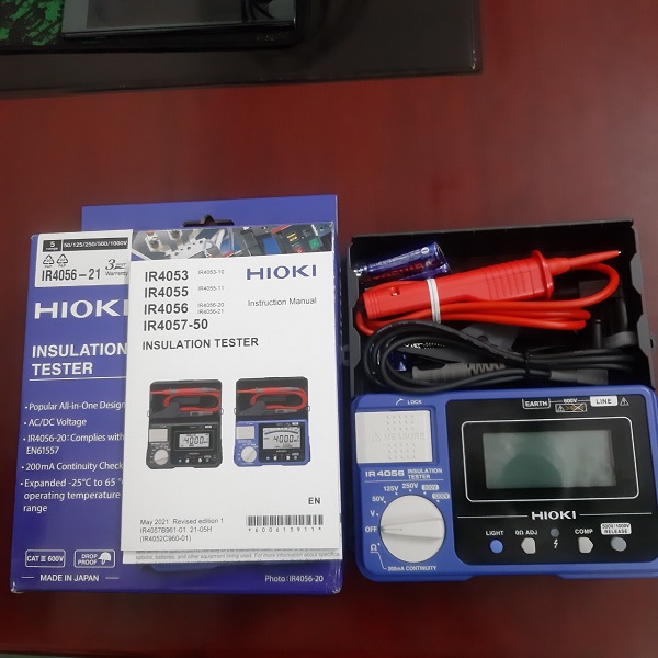 đồng hồ đo cách điện hioki IR4056-21