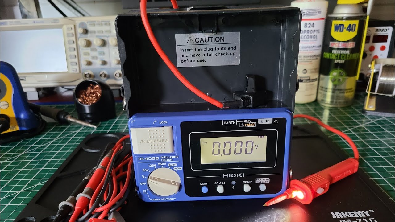 thiết bị đo điện trở cách điện - 1 trong những thiết bị đo điện phổ biến