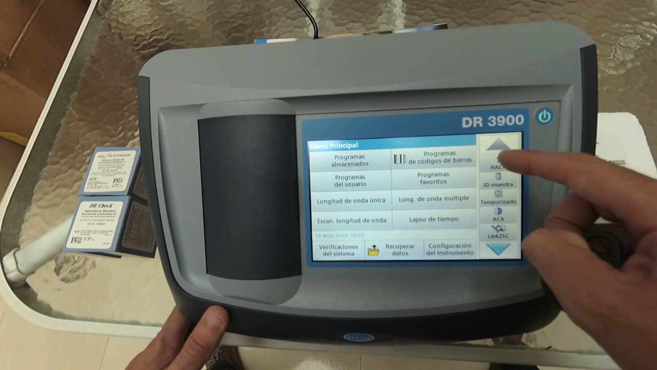 máy quang phổ để bàn DR3900 có màn hình cảm ứng rộng