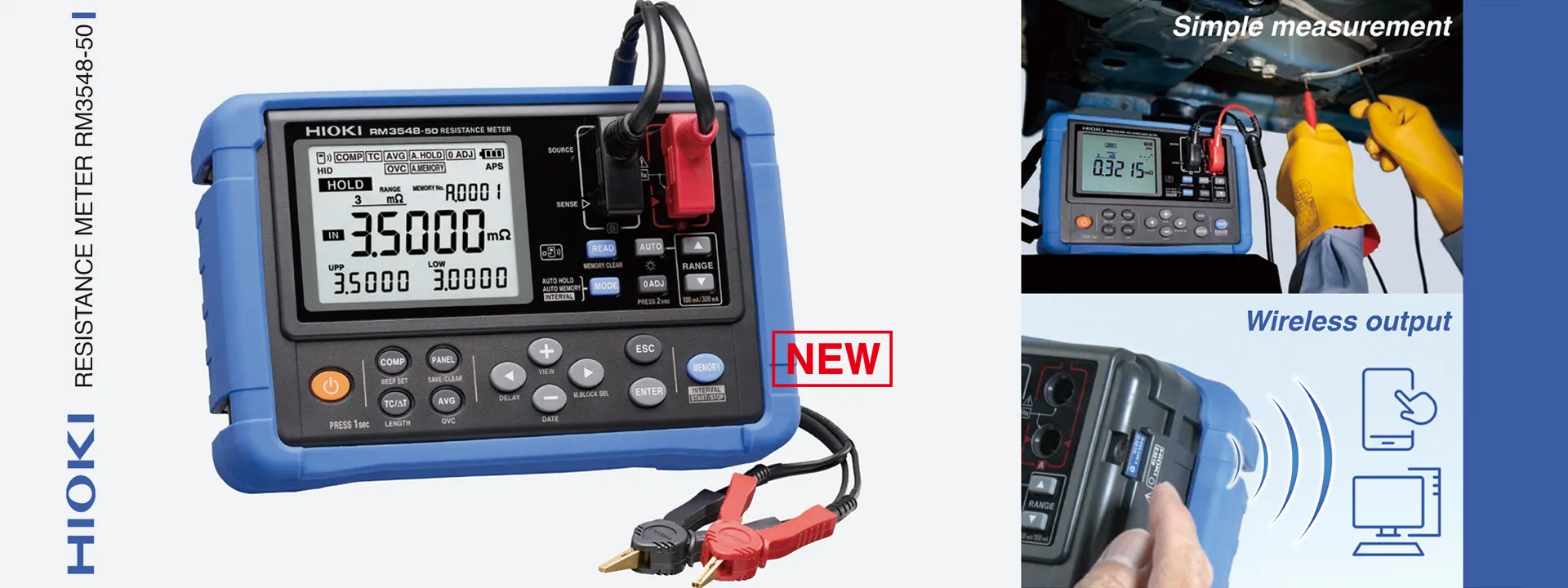 THIẾT BỊ ĐO ĐIỆN TRỞ RM3548-50 banner