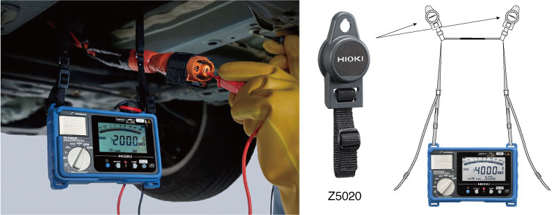 Cách đo điện trở cách điện của xe điện bằng IR4059 HIOKI 1 Cách đo điện trở cách điện của xe điện bằng IR4059 HIOKI 1