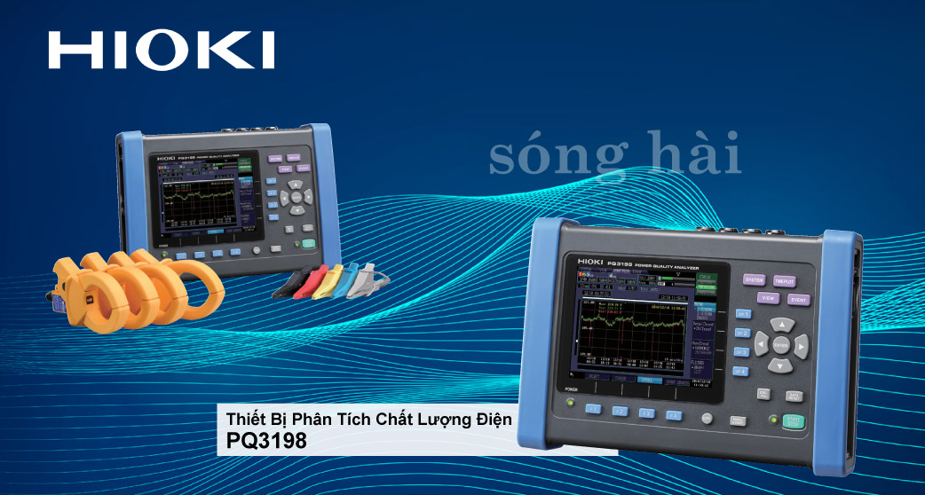 thiết bị phân tích chất lượng điện năng Hioki PQ3198 thiết bị phân tích chất lượng điện năng Hioki PQ3198
