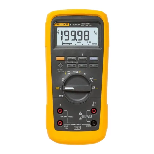 Đồng hồ vạn năng hiệu dụng thực Fluke 87V MAX (2) Fluke 87V MAX – Đồng Hồ Vạn Năng Siêu Bền Chuẩn IP67