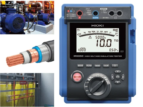 Máy Đo Cách Điện Cao Áp Hioki IR5050 5kV 10TΩ