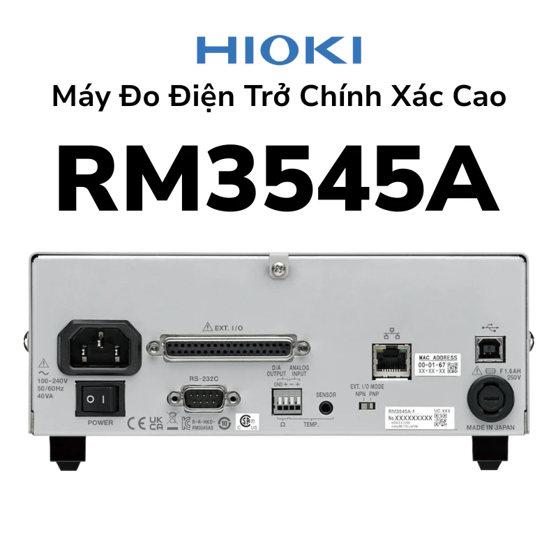 HIOKI RM3545A (3) Máy Đo Điện Trở Hioki RM3545A 1 nΩ, 0.045%