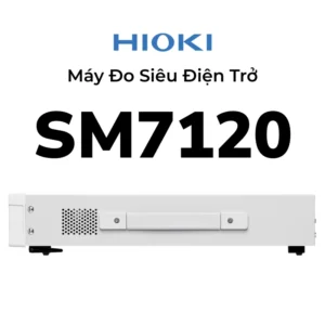 Hioki SM7120 đo siêu điện trở tới 2×10^19Ω, điện áp đo 0.1–2000V, độ phân giải 0.1 fA, kiểm tra nhanh 6.4ms, tích hợp I/O