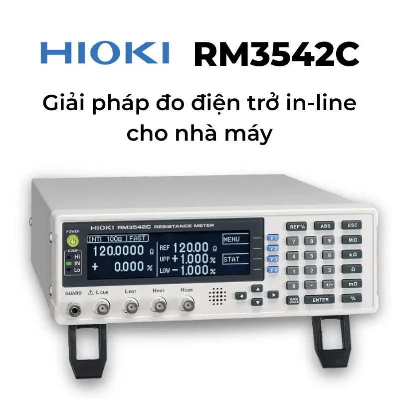 RM3542C Máy đo điện trở in-line RM3542C: tăng tốc & ổn định