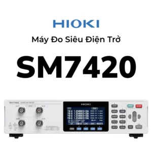 Hioki SM7420 super megohm meter 4 kênh, độ phân giải 0.1 fA, tốc độ đến 6000 pcs/phút, đo 50Ω–2×10^19Ω, tối ưu tự động hóa.