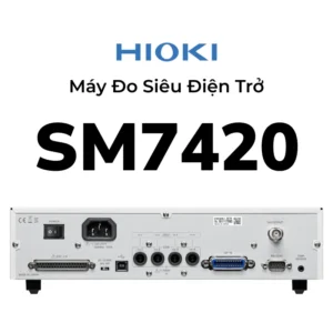 Hioki SM7420 super megohm meter 4 kênh, độ phân giải 0.1 fA, tốc độ đến 6000 pcs/phút, đo 50Ω–2×10^19Ω, tối ưu tự động hóa.
