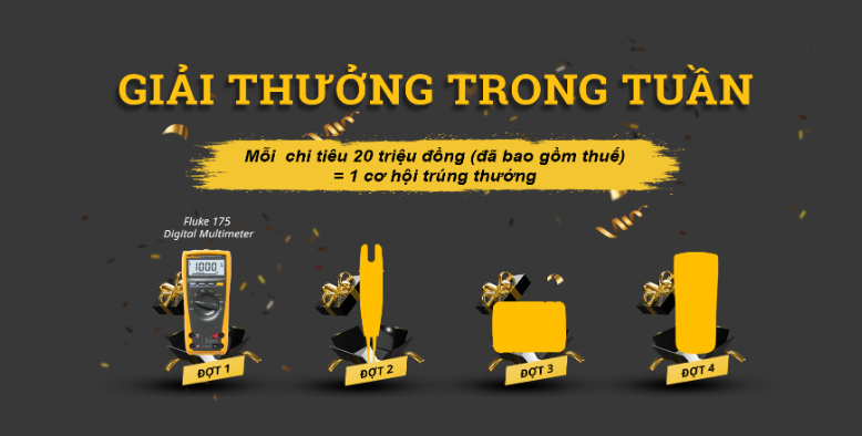 chương trình khuyến mãi của Fluke 1 chương trình khuyến mãi của Fluke 1
