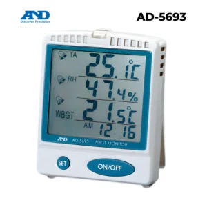 Thiết bị đo WBGT nhiệt độ độ ẩm treo tường A&D AD-5693