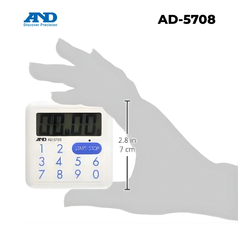 A&D AD-5708 (1) AD-5708 Bộ đếm giờ 100 Phút IP54 Có Đèn Báo A&D