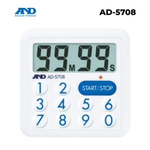 AD-5708 Bộ đếm giờ 100 Phút IP54 Có Đèn Báo A&D