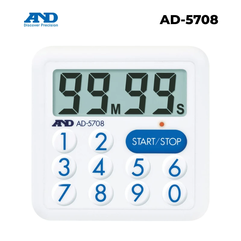 A&D AD-5708 (2) AD-5708 Bộ đếm giờ 100 Phút IP54 Có Đèn Báo A&D