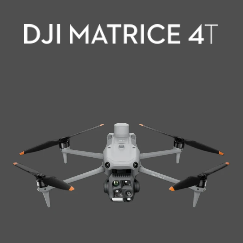 dji matrice 4T Nhiệt ảnh mạnh mẽ trên Matrice 4T: camera nhiệt độ phân giải 640 × 512, hỗ trợ đo nhiệt điểm/vùng, dải đo tới 550°C.