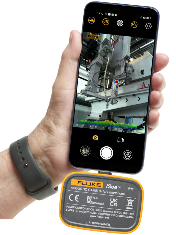 máy chụp ảnh sóng âm cho điện thoại của Fluke