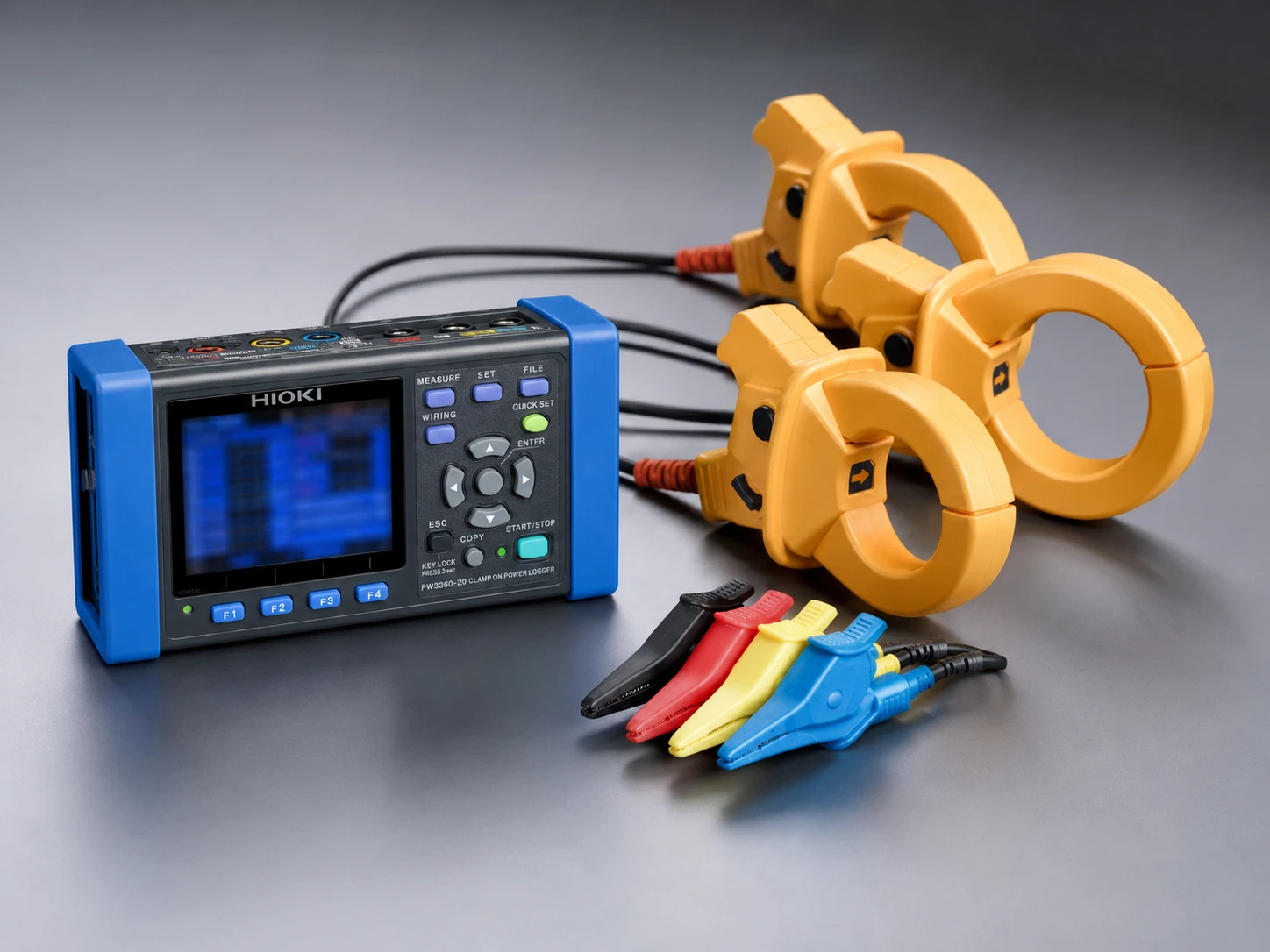 HIOKI PW3360 ghi công suất và điện năng 1–3 pha, đo 90–780 V, lưu dữ liệu dài hạn, hỗ trợ audit năng lượng và kiểm chứng tiết kiệm điện.