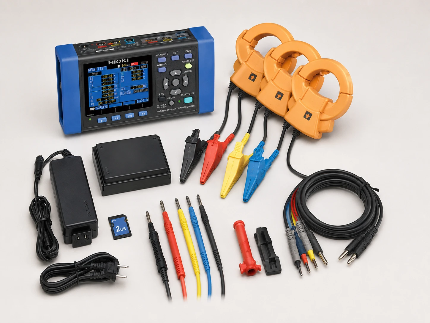 HIOKI PW3360 ghi công suất và điện năng 1–3 pha, đo 90–780 V, lưu dữ liệu dài hạn, hỗ trợ audit năng lượng và kiểm chứng tiết kiệm điện.