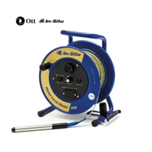 Water Level Meter 200 dùng băng thép cường độ cao 127 kg, đầu dò IP68 và hai chế độ static/drawdown cho chuyên gia nước ngầm và thử bơm.