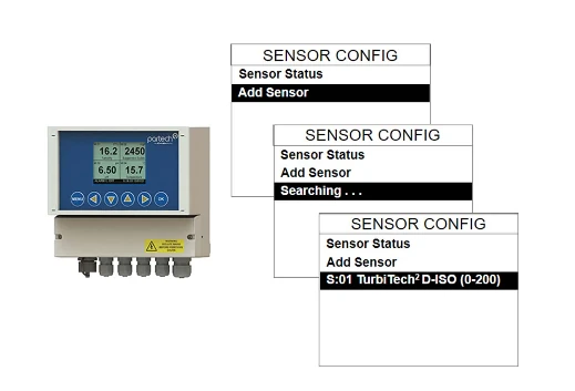 Tính năng tự động nhận diện cảm biến của 7300 Monitor