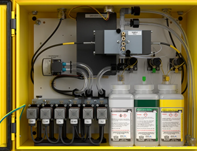 Thiết kế tăng độ tin cậy của ChemScan Chloramination Analyzer