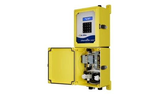 Máy phân tích nước online ChemScan mini Analyzer mở cửa tủ