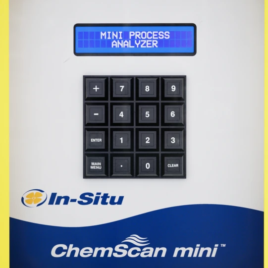 Màn hình HMI của ChemScan mini Analyzer