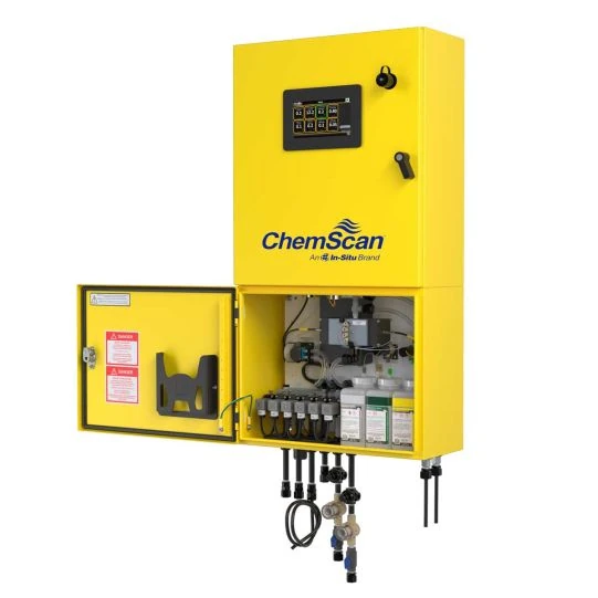 Máy phân tích nước thải ChemScan UV-4200 - ChemScan UV-4200 mở cửa tủ